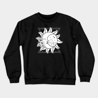 Sun and Mushrooms Crewneck Sweatshirt